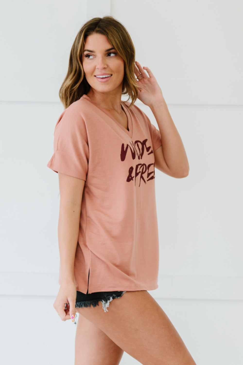 Sew In Love Wilde & Free Graphic Tee -