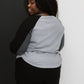Doe & Rae Small Town Waffle Knit Baseball Tee -